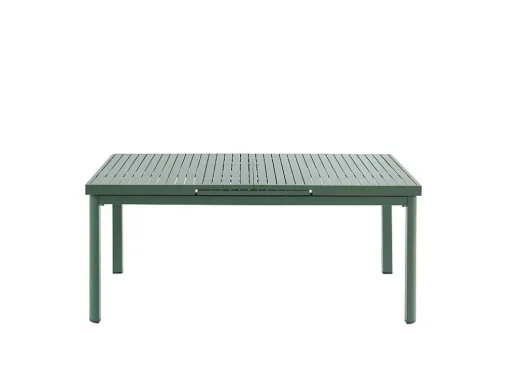Mesa De Jardim Extensivel Em Aluminio 180/240 Cm Verde-Amendoa - Nauru