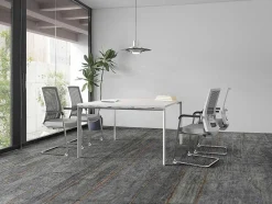 Mesa De Reuniao Quadrada, 4 Péssoas, Branco C120 Cm - Downtown