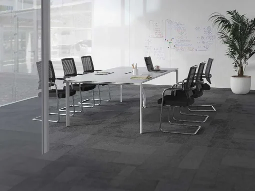 Mesa De Reuniao Retangular, 6 Péssoas, Branco C240 Cm - Downtown