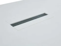 Mesa De Reuniao Retangular, 6 Péssoas, Branco C240 Cm - Downtown