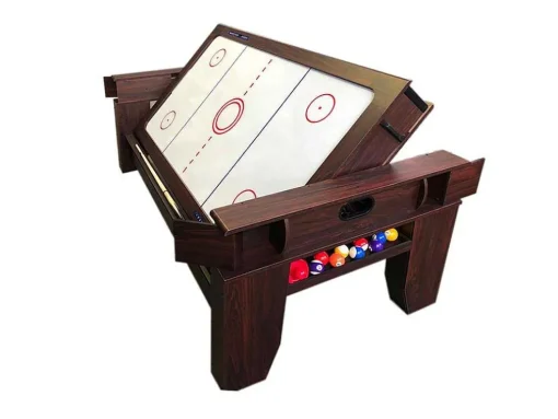 Mesa De Sinuca Multijogos De 7 Pés Com Air Hockey Panther