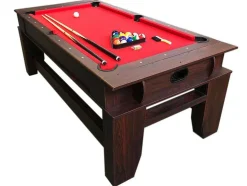 Mesa De Sinuca Multijogos De 7 Pés Com Air Hockey Panther