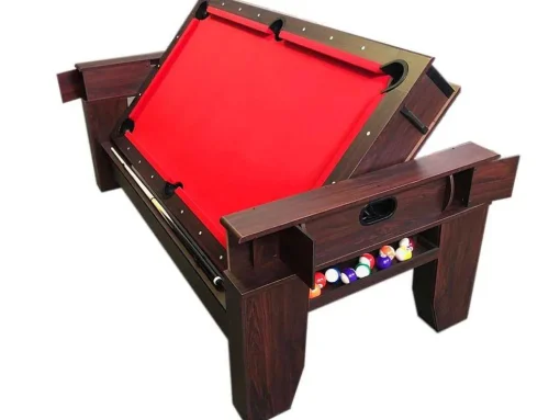 Mesa De Sinuca Multijogos De 7 Pés Com Air Hockey Panther