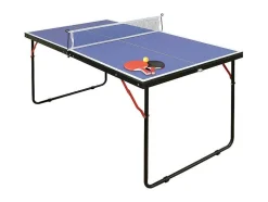 Mini Mesa De Pingue-Pongue Com Raquetes, Bolas E Rede C137 X L76 X A67 Cm - Denis