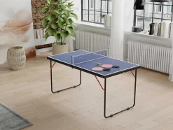 Mini Mesa De Pingue-Pongue Com Raquetes, Bolas E Rede C137 X L76 X A67 Cm - Denis