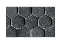 Mosaico De Chao E De Parede Em Marmore Cinza Antracite Pack De 1 M - Caralis