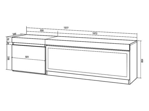 Móvel De Tv, 160, Para Televisores Ate 65", Lareira Electrica Xxl, Preto