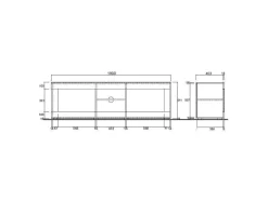 Móvel Para Tv Com Leds E 2 Portas Disponivel Em Branco Lacado - Comete