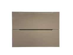 Móvel Suspenso Lavatório Individual Taupe 80 Cm - Stefanie