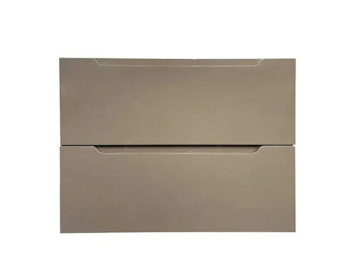 Móvel Suspenso Lavatório Individual Taupe 80 Cm - Stefanie