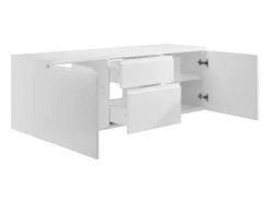 Móvel Suspenso Para Colocar Sob O Lavatório Branco 150 Cm - Jimena Ii