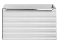 Móvel Suspenso Para Colocar Sob O Lavatório Estriado Branco 60 Cm - Latoma