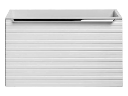 Móvel Suspenso Para Colocar Sob O Lavatório Estriado Branco 60 Cm - Latoma