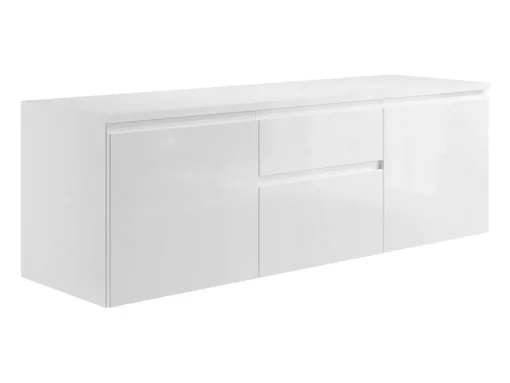 Móvel Suspenso Para Colocar Sob O Lavatório Branco 150 Cm - Jimena Ii