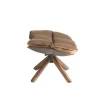 Otomano De Veludo Castanho 5105
