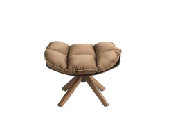 Otomano De Veludo Castanho 5105