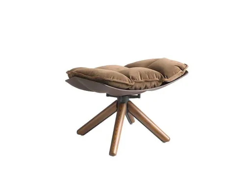 Otomano De Veludo Castanho 5105
