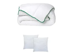 Pack Edredão Temperado 200 X 200 + 2 Almofadas 60 X 60 Cm Antiacaros Natural Greencare - Azylia Ii