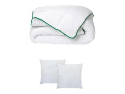 Pack Edredão Temperado 140 X 200 + 2 Almofadas 60 X 60 Cm Antiacaros Natural Greencare - Azylia Ii