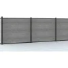 Paineis De Vedacao Para Pousar A156 Cm, Kit E 6 Laminas Em Composito + 2 Postes Cinzento-Claro - Enola
