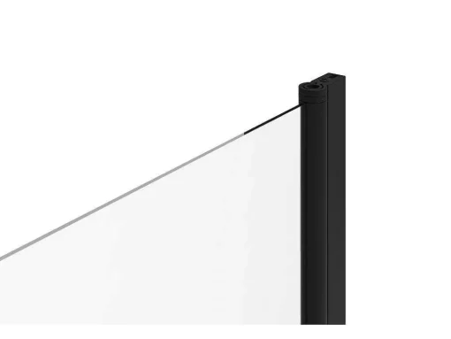 Painel De Banheira Com Toalheiro Em Metal Preto Mate Estilo Industrial 70 X 140 Cm - Tobin