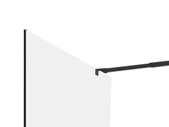 Painel De Duche A Italiana Preto Mate De Estilo Industrial 140X200 Cm - Daren