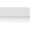 Painel De Parede 3D Pack De 3,71 M Branco Conjunto De 8 Pecas - Tatiana