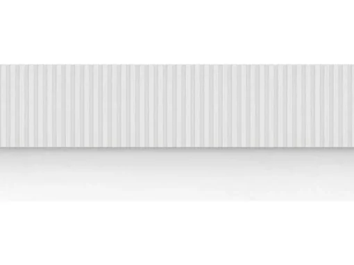 Painel De Parede 3D Pack De 3,71 M Branco Conjunto De 8 Pecas - Tatiana