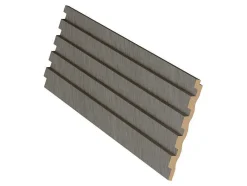 Painel De Parede 3D Pack De 3,71 M Cinza Conjunto De 8 Pecas - Tatiana