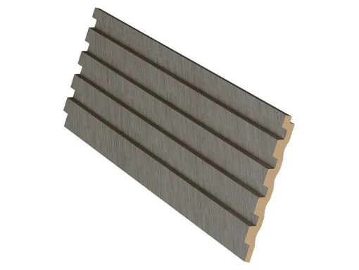 Painel De Parede 3D Pack De 3,71 M Cinza Conjunto De 8 Pecas - Tatiana