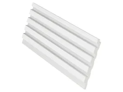 Painel De Parede 3D Pack De 3,71 M Branco Conjunto De 8 Pecas - Tatiana