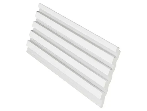 Painel De Parede 3D Pack De 3,71 M Branco Conjunto De 8 Pecas - Tatiana