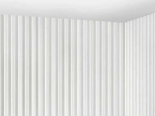 Painel De Parede 3D Pack De 3,71 M Branco Conjunto De 8 Pecas - Tatiana