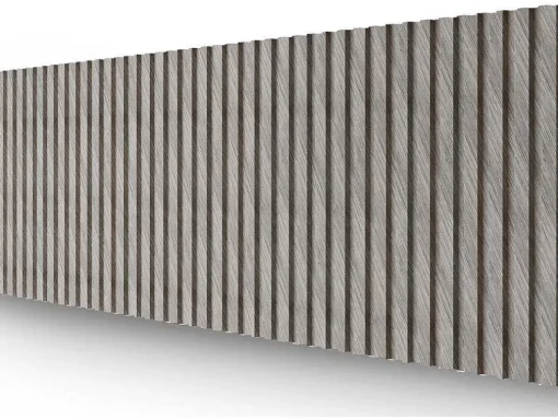 Painel De Parede 3D Pack De 3,71 M Cinza Conjunto De 8 Pecas - Tatiana