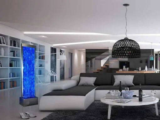 Parede De Bolhas De Agua Blennie - Leds Com Cores Que Mudam - A.150 Cm
