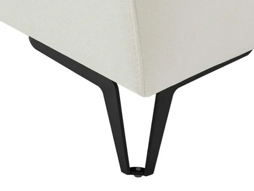 Poltrona Articulada Elétrica Couro Branco - Roveto