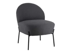 Poltrona Em Tecido De Laco Cinzento Helmi