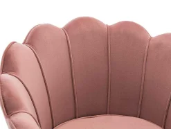 Poltrona Em Veludo Cor Rosa - Dandelion De Pascal Morabito