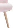Poltrona Em Veludo Cor-De-Rosa - Vately