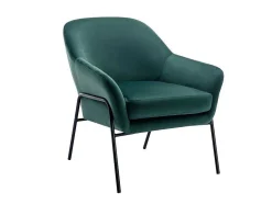 Poltrona Em Veludo Verde Abeto - Cerita