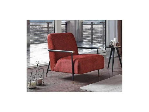 Poltrona Em Veludo Vermelho - Monesi De Pascal Morabito