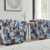 Poltrona Estofada Em Patchwork - Chesterfield