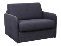 Poltrona Rapidamente Convertivel Em Cama De 70 Cm Em Tecido Antracite - Nadoa