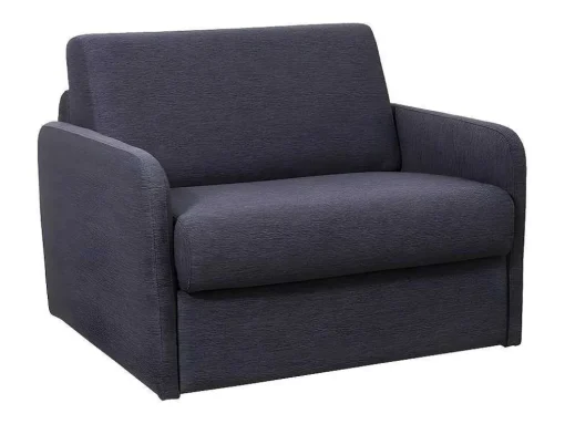 Poltrona Rapidamente Convertivel Em Cama De 70 Cm Em Tecido Antracite - Nadoa
