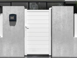 Porta De Batente Aluminio L103 X A181 Cm Branco - Nazario