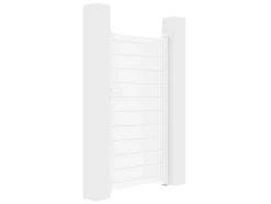 Porta De Batente Aluminio L103 X A181 Cm Branco - Nazario