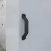 Porta De Correr Com Aplique Varin - A. 205 Cm X L. 83 Cm - Mdf + Pvc Branco