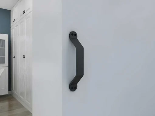 Porta De Correr Com Aplique Varin - A. 205 Cm X L. 83 Cm - Mdf + Pvc Branco