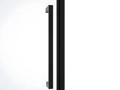 Porta De Duche Giratoria Em Metal Preto Mate De Estilo Industrial 90 X 195 Cm - Tamri