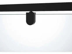 Porta De Duche Giratoria Em Metal Preto Mate De Estilo Industrial 90 X 195 Cm - Tamri